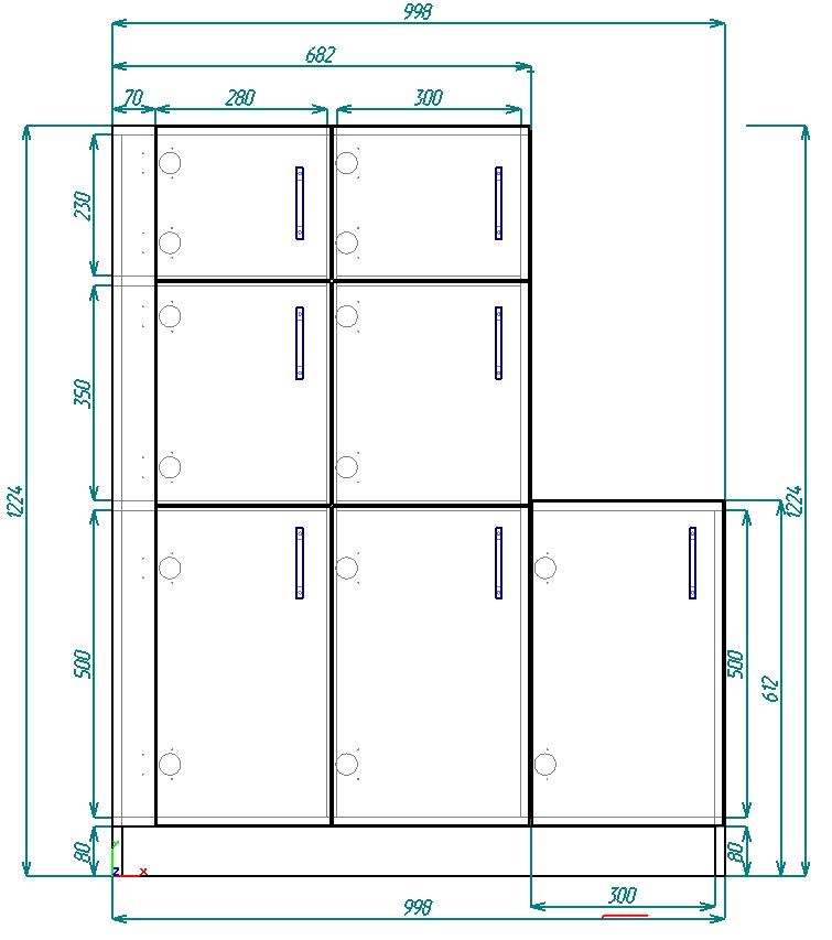 Каталог Нестандарт шкаф 122х99 от магазина ПолКомода.РУ