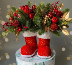 Купите новогодние украшения для дома в «Ярмарке Декора» по выгодной стоимости