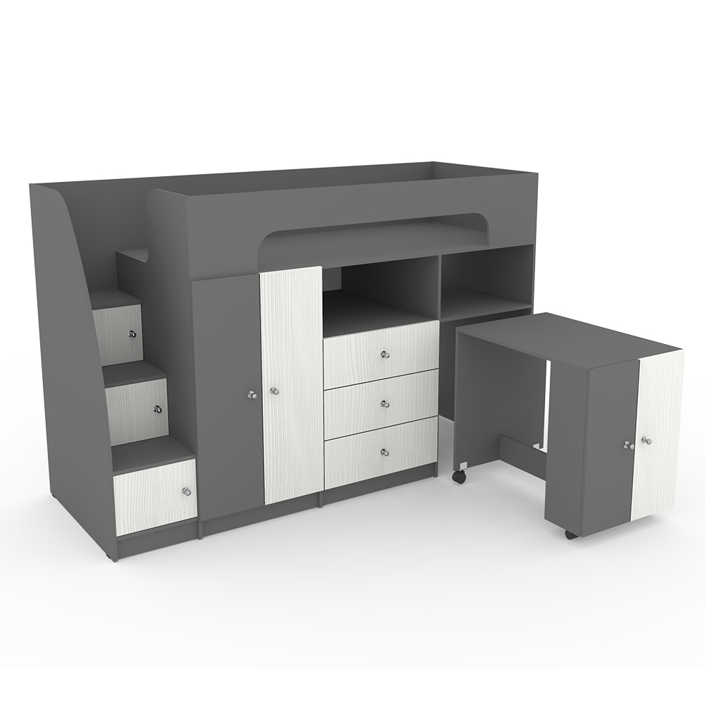 Каталог Нестандарт Кровать чердак Астра 11 80х180 от магазина ПолКомода.РУ