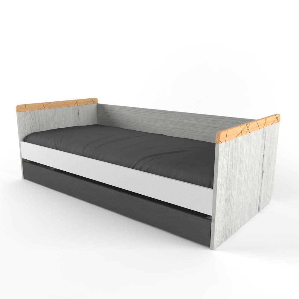 Каталог Кровать с дополнительным спальным местом «Ньютон Грэй» от магазина ПолКомода.РУ