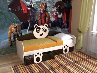 Кровать детская Панда - 12550