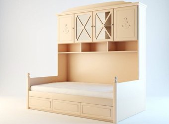 Комби-кровать с ящиком для белья Флавио - 74900