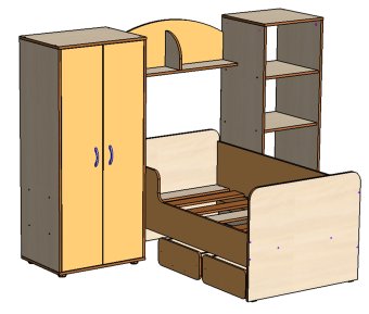 Нестандарт Детская стенка Л-№25 - 30100