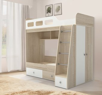 Астра-3 кровать двухъярусная  - 25570