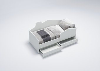 Детская кровать от 3 лет Л-K203.04 домик - 14570