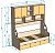 Каталог Нестандарт Детская кровать с антресолью Дельта-21.11 195х80 от магазина ПолКомода.РУ