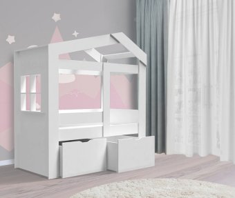 Кровать-домик Сказка ДС-36.1+ящики ДС-35.5 - 19933