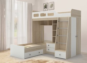 Астра-4 кровать двухъярусная  от фабрики КарИВи Астра-4 кровать двухъярусная  - 33855