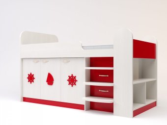 Кровать для мальчика Аллегро с выбором цвета RAL Fema Baby - 44900.00