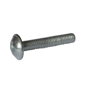 Винт М4х20мм (5 кг~1908шт) с п/ш,с полукр. головкой, крест, цинк белый - 159