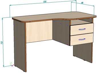 Рабочий стол воспитателя Капелька - 12000