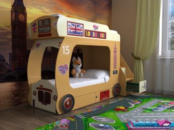 Кровать детская "Автобус №2" - 29590
