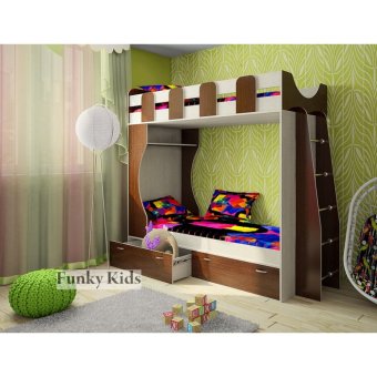 Двухъярусная кровать Фанки Кидз 5 СВ - 24180