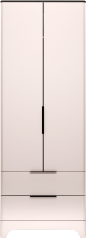 Шкаф для одежды 2-х дверный Танго мод.9 с ящиками без зеркал - 20815