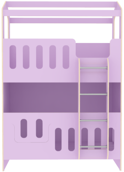 Двухъярусная кровать сказочный домик