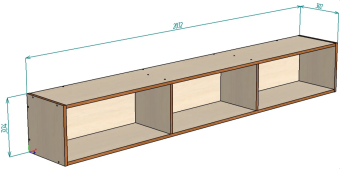 Нестандарт Антресоль Л-02 2032 - 5460