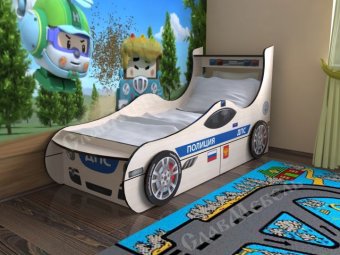 Детская кровать "Полицейская Машина" 80х190 2 ящика - 18390