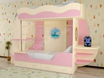 Кровать детская двухъярусная Кораблик-2 - 26550
